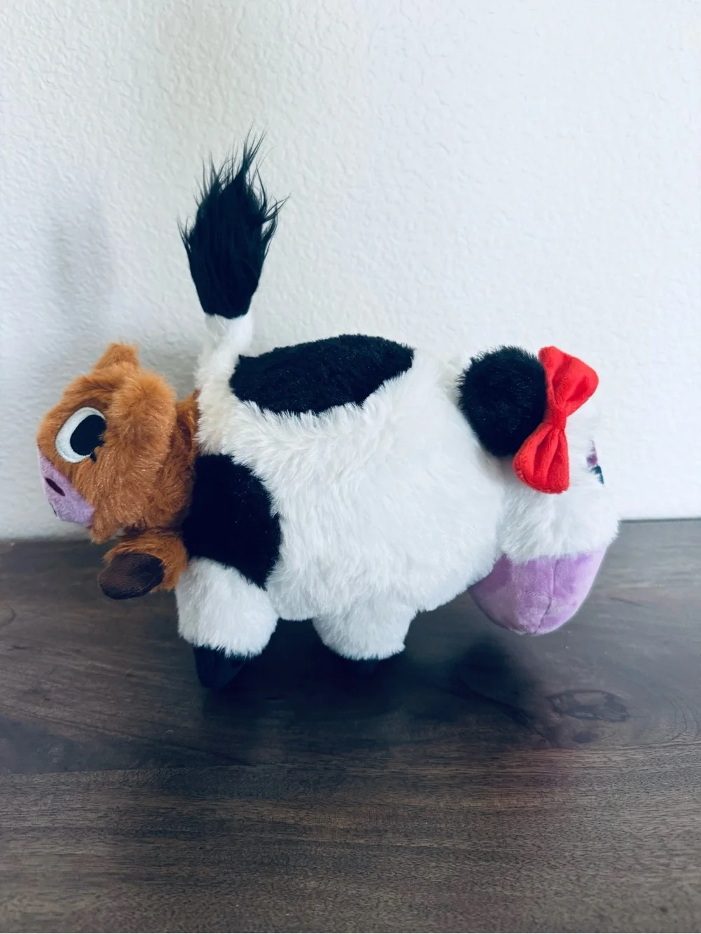 Bertha the Cow Plush Stuffed Animal Squeaky Pet Toy